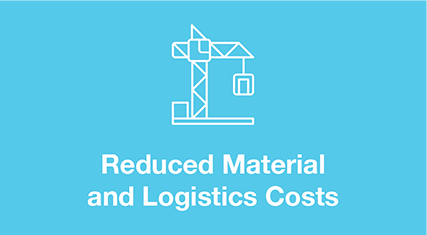 packaging reduced material logistics costs