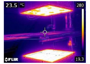 infrared heating digital simulation packaging